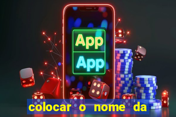 colocar o nome da pessoa no congelador